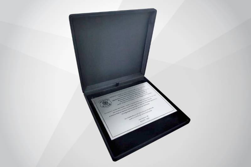 Imagem do produto Placa Homenagem